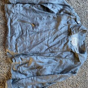 Women’s Blue Casual Jacket